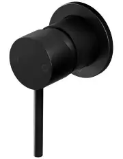 [Cefito] Basin Round Brass Faucet Shower Bathtub Mixer Wall Tap in Black