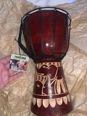 Global Artisan Crafted Carved Bongo African inspired music