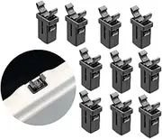 UtySty 10 Pack Trash Can Lid Clips Press Switch Replacement Push-Type Lock Button for Mini Trash Can with Lid Garbage Can Waste Basket Bathroom Trash Can with Press Top Lids Diaper Pail