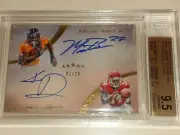 Montee Ball Knile Davis 2/20 2013 Topps Five Star Dual Rookie Autograph BGS 9.5