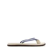 [Brunello Cucinelli] Brunello Cucinelli Grosgrain Flip Flops 41 IT BLUE/WHITE
