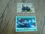 1998 2009 Menges Mills Historic Horse Gas Steam Engine Show Dash Plaques - Two