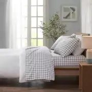 True North by Sleep Philosophy Cozy Cotton Flannel Printed King Sheet Set