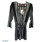 BooHoo Playsuit One Piece Shorts Black And White Size US 10