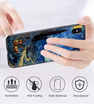SAMSUNG 軟殼保護套矽膠手機殼三星 Galaxy S6 S6Edge S7 S7 Edge Starry Nigh