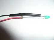 Lamp T1-3/4 Green Lamp with extended lead IDI MPN: 5703F5 (Lot of 3)