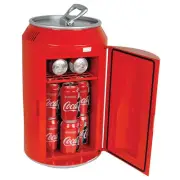 Coca-Cola 12 Can Portable Mini Fridge 10L 10.6 qt Compact Personal Travel Fri...