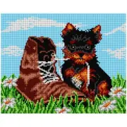 Printed Canvas for Tapestry Gobelin "My pet" 1524H