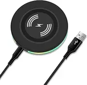 15W Pixel 9pro Wireless Charger Pad for Pixel 9 9pro XL 8A 8pro 8 7Pro 7 7a 6Pro 6 5, Wireless Charging Station Fast Charging Pad for Samsung Galaxy S24 S23 S22 Ultra S21 S20 Z Fold5 Note 20 S9 S8