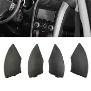 Enhance Your For Fiat 500cd Appearance with Black Button Cover Removal 4 Pack