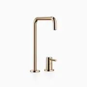Dornbracht META SQUARE Two-hole mixer with individual rosettes 32815861-46 Brush