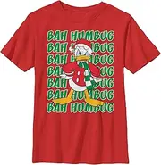 [Disney] Boy's Mickey & Friends Christmas Donald Duck Bah Humbug T-Shirt