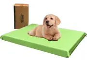 XL Gel Memory Foam Pet Bed Pillow Waterproof Washable Cover for Large Dogs Green