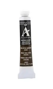 Grumbacher Academy Watercolor Paint, 7.5ml/0.25 oz., Van Dyc Office Product