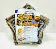 Temptations By Tara Nesting Bowls Star Shaped Old World Blue Set of 3 NEW