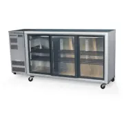 ** Skope BB580 3SL BackBar Series Three Sliding Doors Bench Fridge - 2060mm
