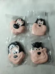 Disney Goof Troop Goofy Water Squirters 1990’s Kellogg's Set of 4 Pete Max P.J.