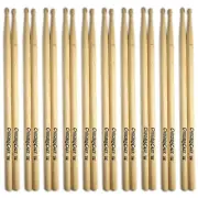ChromaCast 2B USA Made, Wood Tipped, Hickory Drumsticks | 10 Pairs