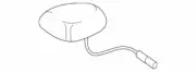 Genuine Mercedes-Benz GPS Antenna 221-820-26-75-9999