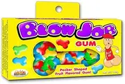 Hott Products Blow Job Pecker Bubble Gum, Fruity Flavors, Multi-colored, 100 Gram