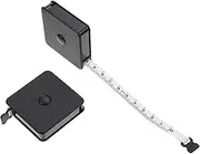 TEHAUX 2pcs Square Portable Measuring Tape Useful Tapeline Tool for Body Measurement Crafts