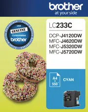 Brother LC-233 Cyan Ink Cartridge