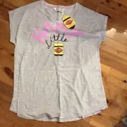 Peter Alexander Happy Little Vegemite Women’s T-Shirt Pyjama Top Size XL - BNWT