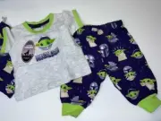 NWT PETER ALEXANDER BABY MANDALORIAN PYJAMA SET SIZE 3 - 6 MTHS