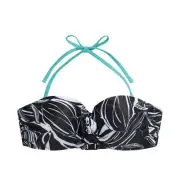 Mountain Warehouse Womens/Ladies Docks Leaf Print Front Tie Bikini Top (MW2866)