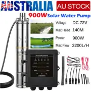3” DC 72V 900W Deep Well Solar Water Pump Submersible Pump MPPT Controller