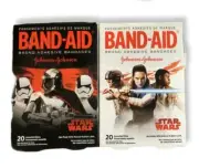 2 Box BAND-AID 40 Adhesive Bandages Star Wars