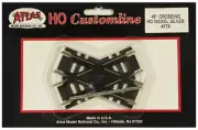 Atlas HO Scale Code 100 45-Degree Custom Crossing Model Train Track