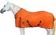 CHALLENGER 66" Horse FlySheet Summer Spring Airflow Mesh Orange 7309
