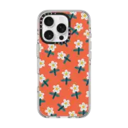 iPhone 16 Pro Clear Case MagSafe Compatible RED MEADOW by Daria Solak Illustrations