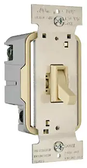 Legrand T603IV Pass & Seymour 600-Watt Ivory 3-Way Toggle Dimmer Switch -