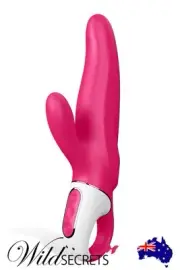 NEW Satisfyer Mr Rabbit 8.7 inch Silicone Vibrator, Sex Toy, Wild Secrets