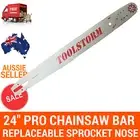 24" Chainsaw Guide Bar 3/8 063 84DL for Baumr-Ag Sx72 Sx76 72cc 76cc Chainsaw