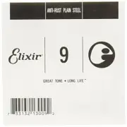 Elixir Electric Guitar / Strings for Acoustic Guitar Plain Steel .009 13009
