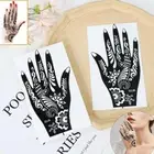Beauty Body Art Kit Tattoo Stencils India Henna Sticker Temporary Hand Decal