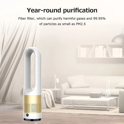 Bladeless Electric Fan Home Desktop Cooler Floor Standing Fan Oscillating Fan DG