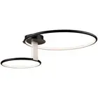 Artcraft Lighting AC6632NB Halo LED 31 inch Black Semi-Flush Mount Ceiling Light