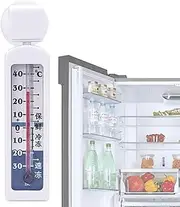 Fridge Freezer Temperature Gauge | Freezer Thermograph Monitor | Precision Temperature Thermograph, Fridge Gauges Hangable for Refrigerators, Freezers, Fridges & Coolers