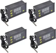 4Pcs 220V W3230 Temperature Controller Digital Display Temperature Module Switch