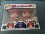 Funko Pop 2-Pack Shohei Ohtani MLB LA Angels Fanatics New In Box Free Shipping
