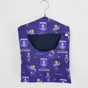 Peg Bag Handmade AFL Fremantle Dockers Lined Laundry Clothes Peg Holder
