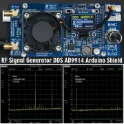 AD9914 DDS Arduino Shield RF Generator 1.4GHz @3.5GHz Core Clock, Low Spurs