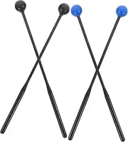 HONITANO Stage Drumsticks for Children 4pcs Tongue Drum Mallets Xylophone Percussion Mallets