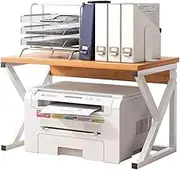 Printer Desk Printer Stand Printer Shelf Desktop Printer Stand Desk Organizer Storage Shelf Printer Shelf for Fax Machine Scanner Files Books Printer Table Printer Rack (Color : A)