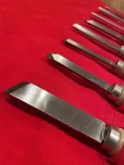 Wood Lathe Chisel Set Woodworking Turning Tools Cutting Carving Steel Blades