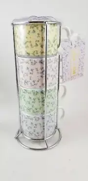 Coco + Lola Stackable Espresso Cup Set... New